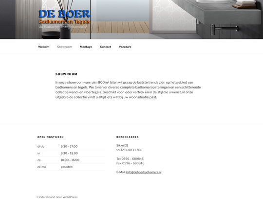 De Boer Badkamers Logo