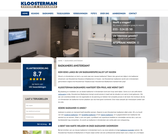 KloostermanKeukensenBadkamers Logo