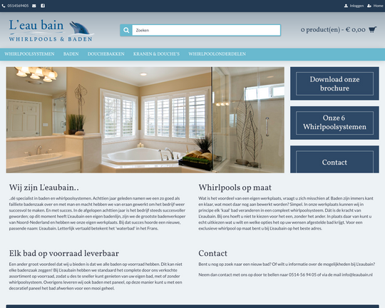 L'eau bain Whirlpools Lemmer Logo
