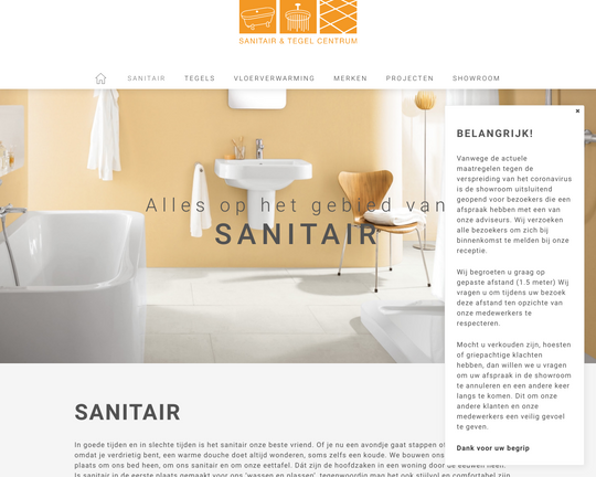 Sanitair-Tegel Logo